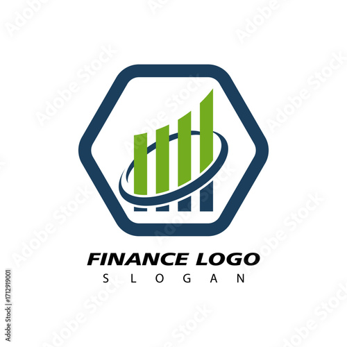 Finance and Accounting Logo Design Vector. Vector illustration