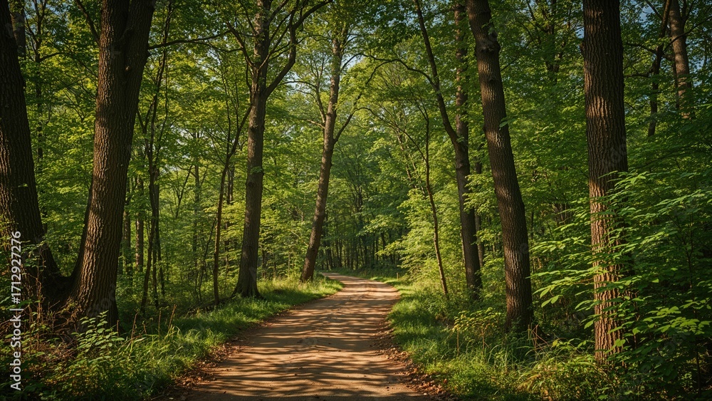 Fototapeta premium Trail through the forest