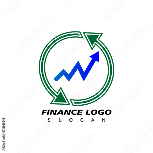 Finance and Accounting Logo Design Vector. Vector illustration