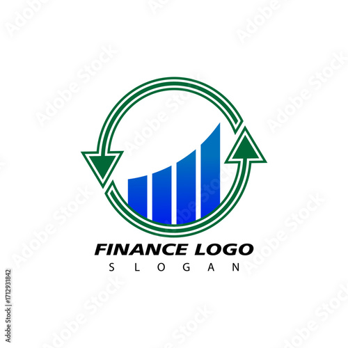 Finance and Accounting Logo Design Vector
