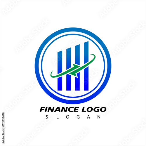 Finance and Accounting Logo Design Vector