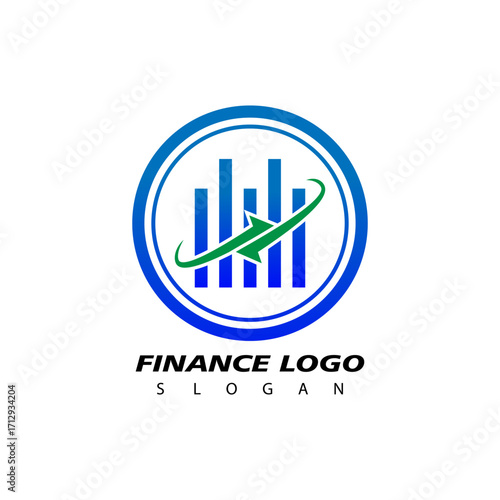 Finance and Accounting Logo Design Vector