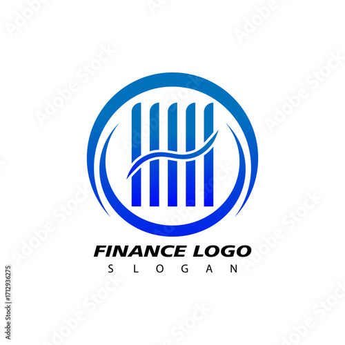 Finance and Accounting Logo Design Vector
