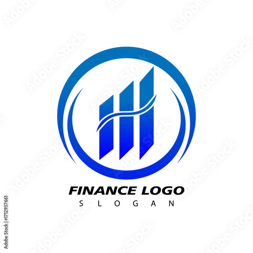 Finance and Accounting Logo Design Vector