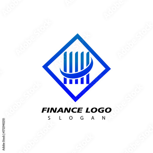 Finance and Accounting Logo Design Vector. Vector illustration