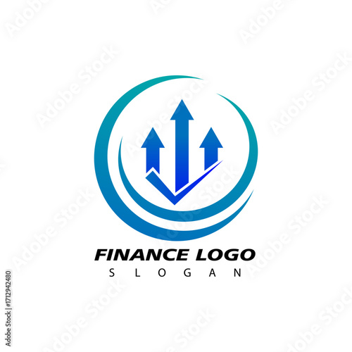 Finance and Accounting Logo Design Vector