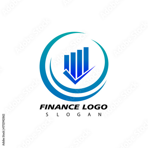 Finance and Accounting Logo Design Vector