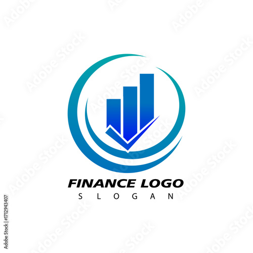 Finance and Accounting Logo Design Vector
