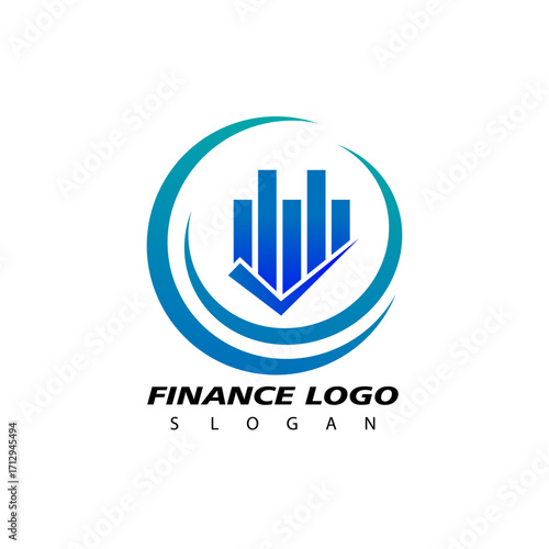 Finance and Accounting Logo Design Vector