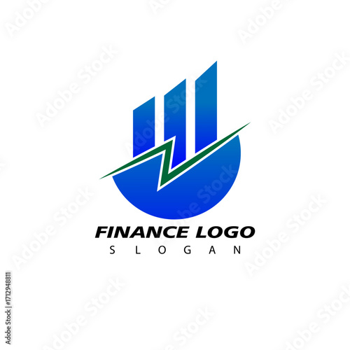 Finance and Accounting Logo Design Vector