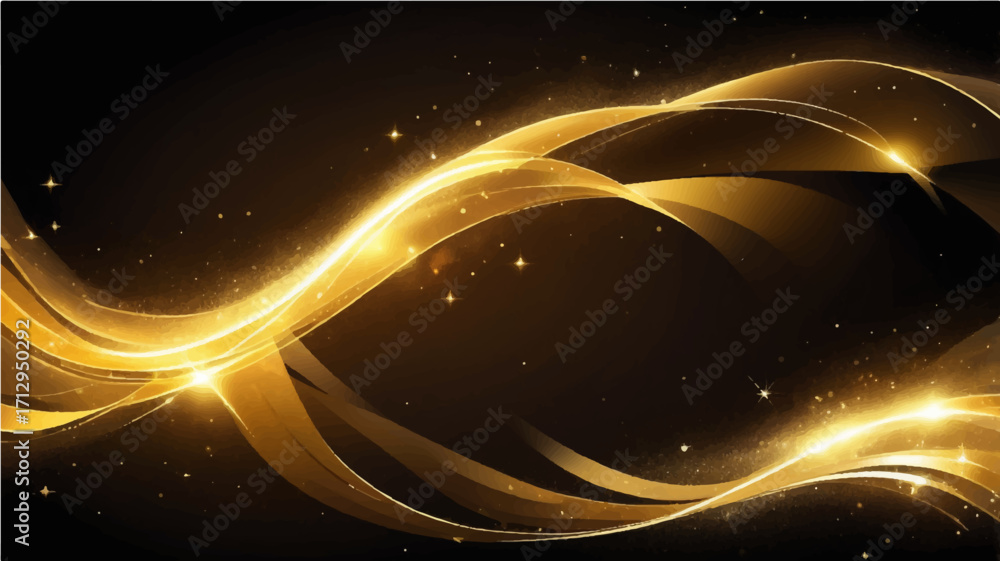 Fototapeta premium Abstract glowing fractal background with neon lines and vibrant energy effects
