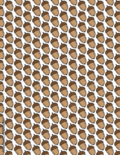 Acorn wooden color pattern background