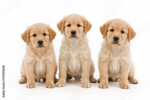 Three adorable tiny golden ...