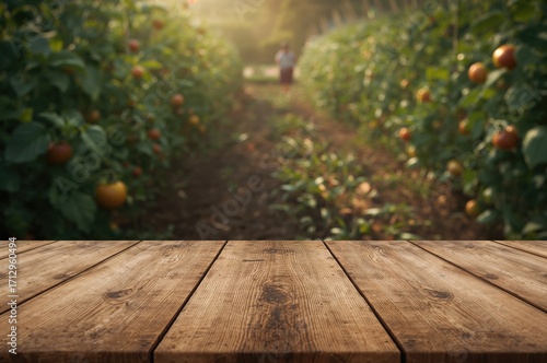 Empty rustic wooden surface...