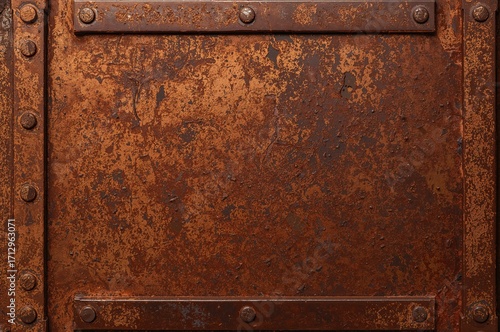 Close-up of corroded iron s...