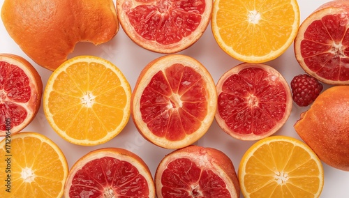 Photos of fresh natural fru...