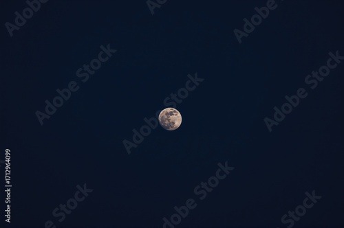 The moon rises at midnight ...