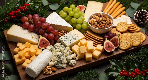 Delicious Cheese and Fruit Board.