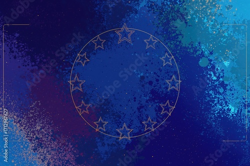 Artistic depiction of stars...