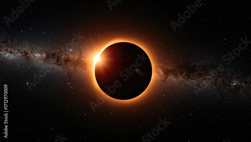 The sun and cosmic surround...