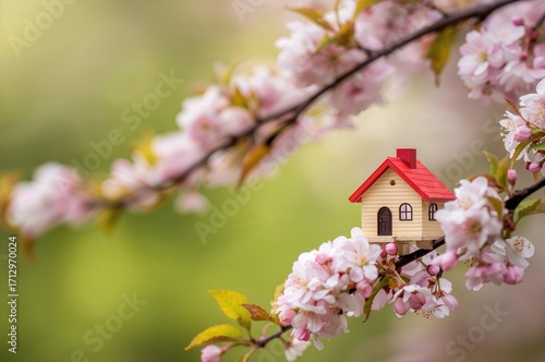 Springtime natural scenery ...