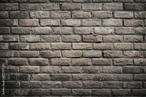 Wallpaper Mural Vintage brick wall texture with abstract pattern and design elements Torontodigital.ca