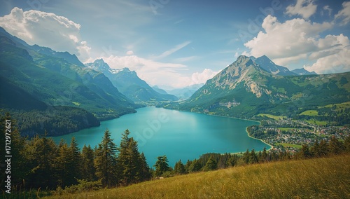Scenic Views of a Mountain ...
