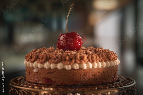Delicious Pastry Topped Wit...
