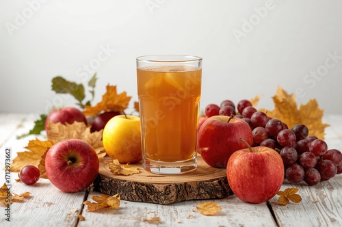 Delicious apple beverage se...