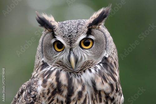 The large owl species Bubo ...