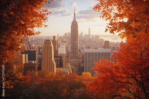 Scenic urban landscape feat...