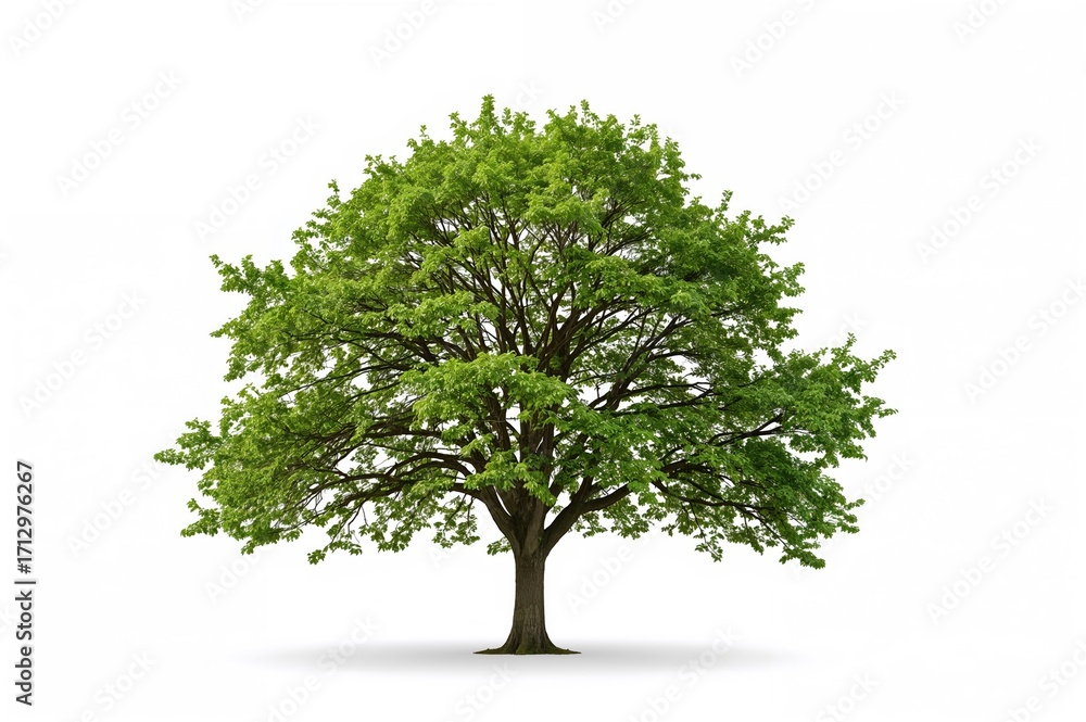 Obraz premium The white object with a tree silhouette in the background