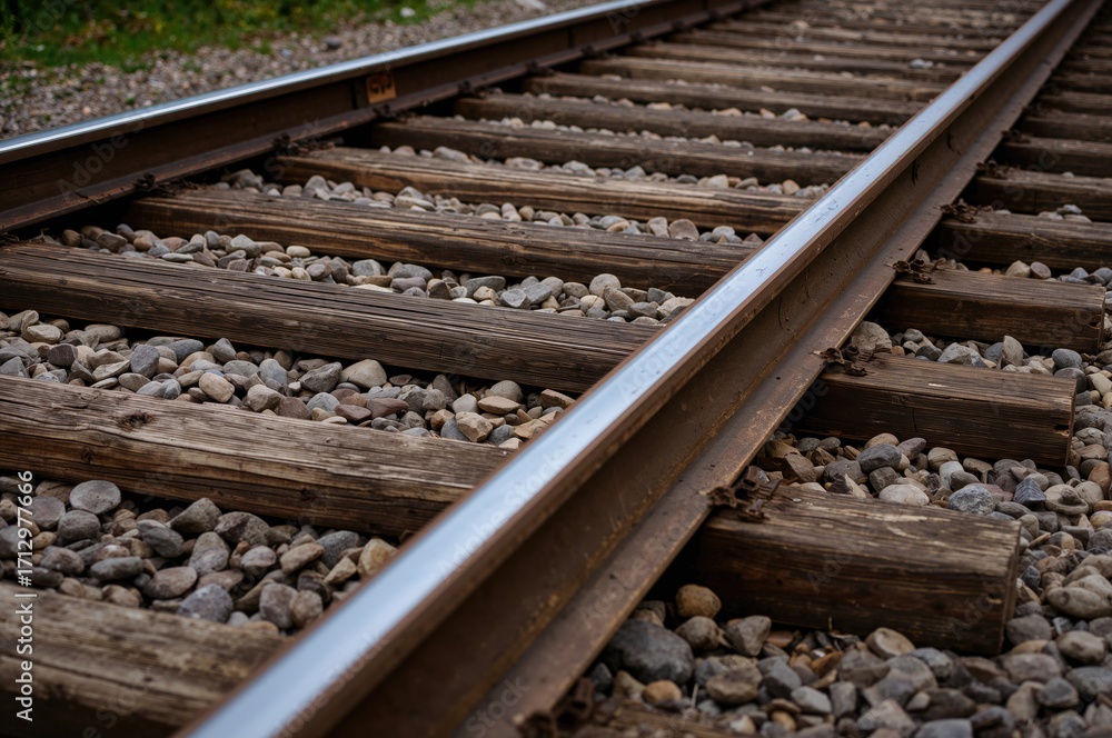 Naklejka premium The Vintage Train Tie