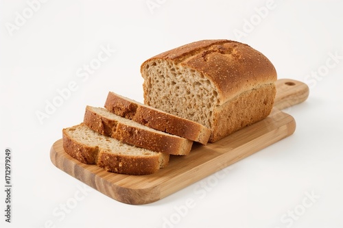 Slices of toasted whole whe...