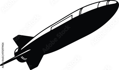 Vector airship vintage transportation zeppelin travel silhouette illustrator
