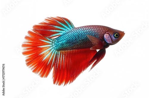 Vibrantly Colored Betta Fis...