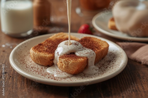 Cocoa and condensed milk sp...