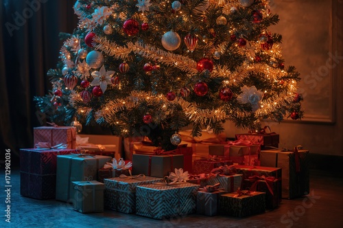 Festive decoration of a hol...