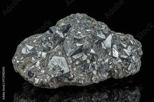 Mineral sample of stibnite ...