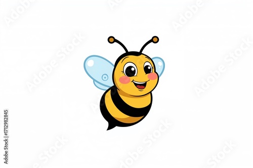 Cheerful and friendly carto...