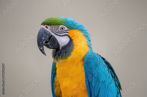The Vibrant Blue and Yellow...