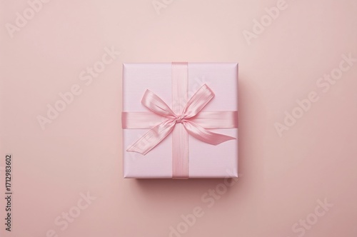 A beautiful pink present di...