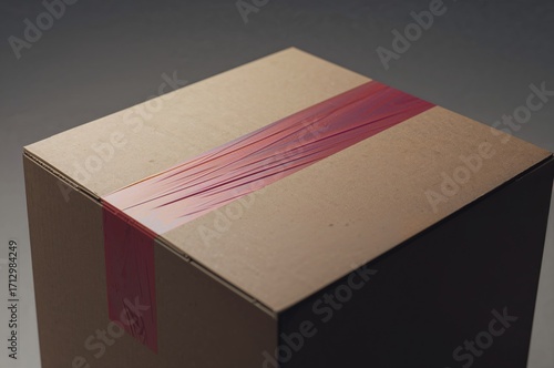 Clear sticky tape applied o...