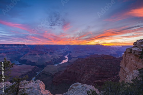 Evening Glow Over a Majesti...
