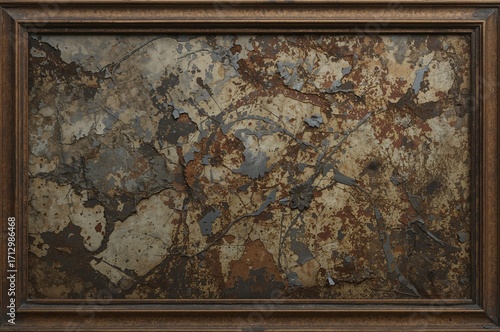 Surface pattern of corroded...