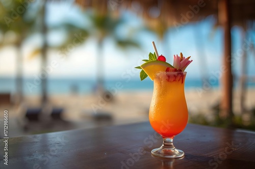 Refreshing drink with a sof...