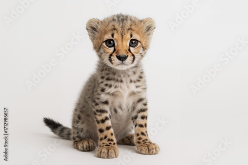 Three-month-old cheetah cub...