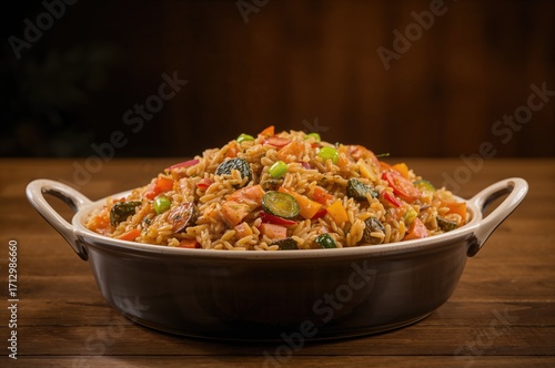 Delicious vegetable rice ca...