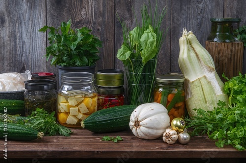 Preserving fresh vegetables...