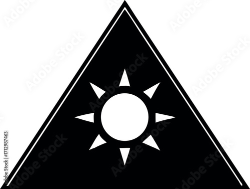 Sun protection factor icon vector illustration
